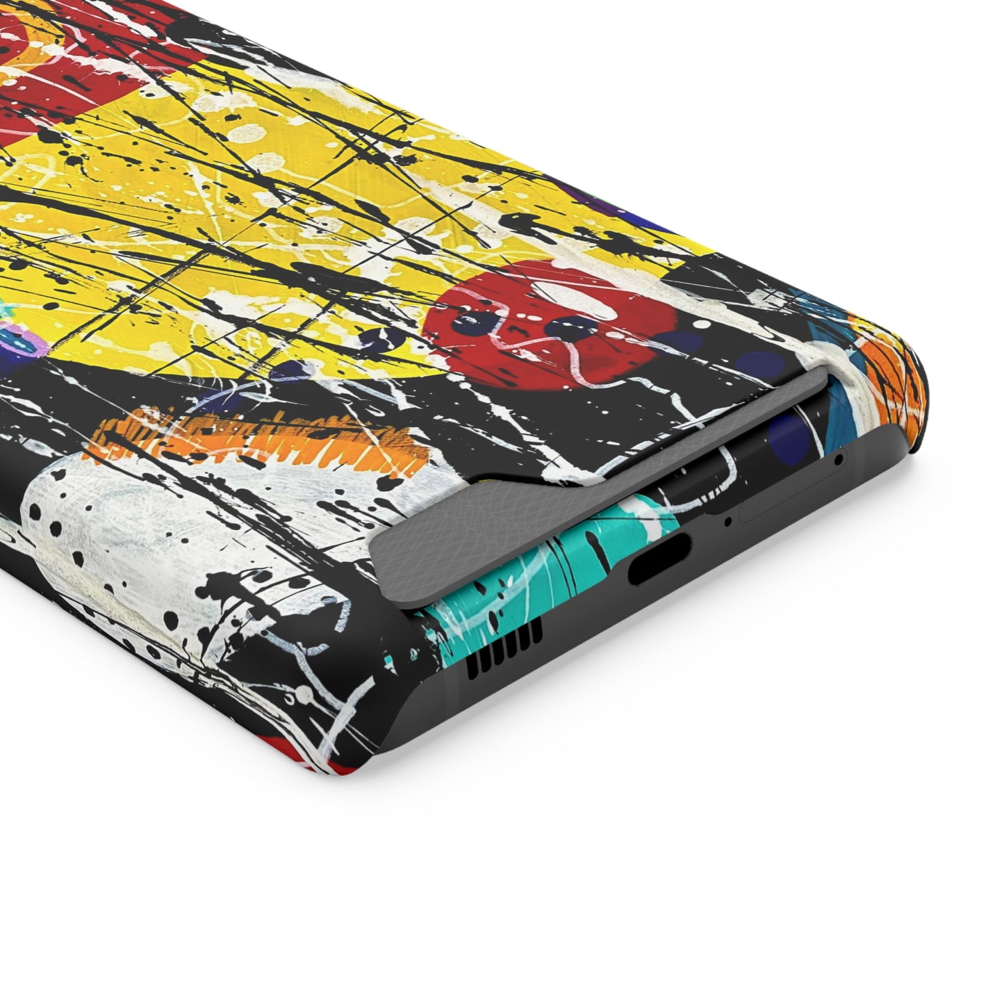 5Featured - Abstract Art Phone Case With Card Holder