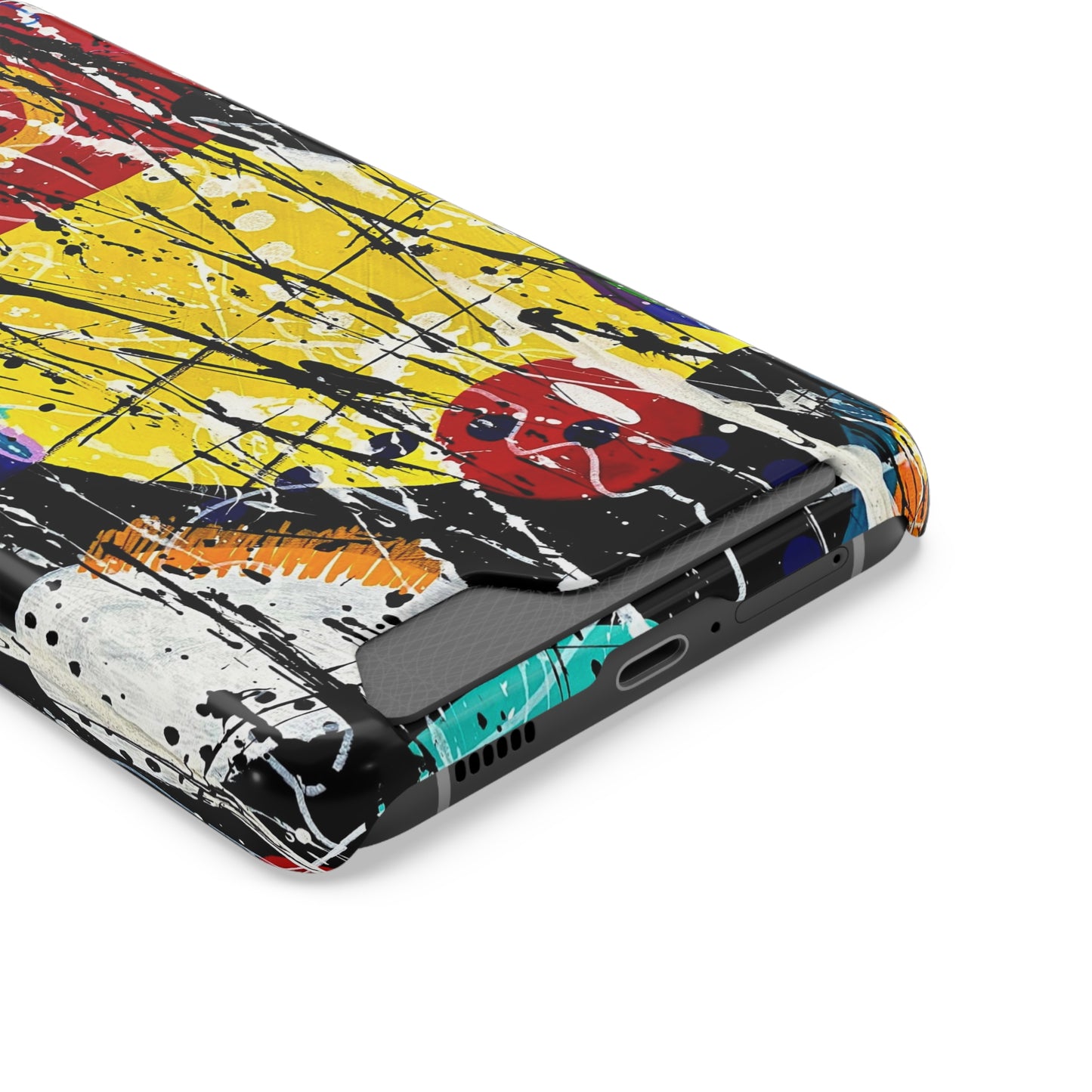 5Featured - Abstract Art Phone Case With Card Holder