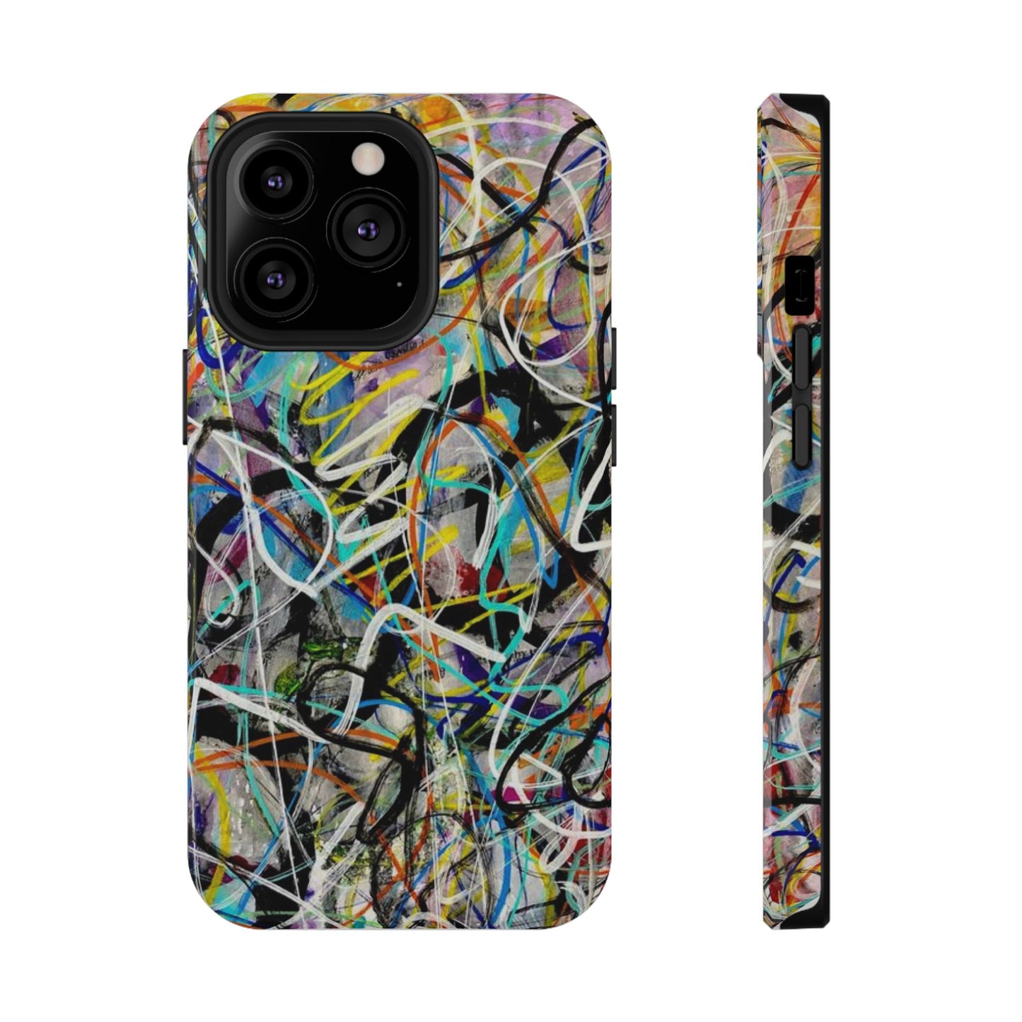 Abstract Art Impact-Resistant Phone Cases
