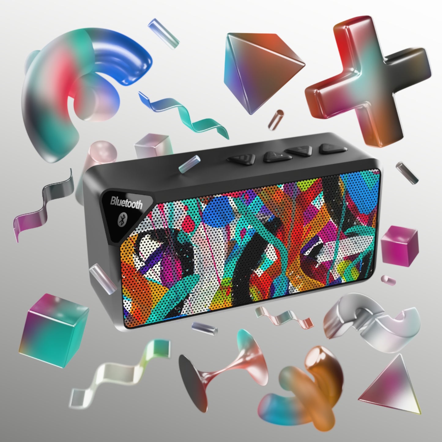 Abstract Art Jabba Bluetooth Speaker