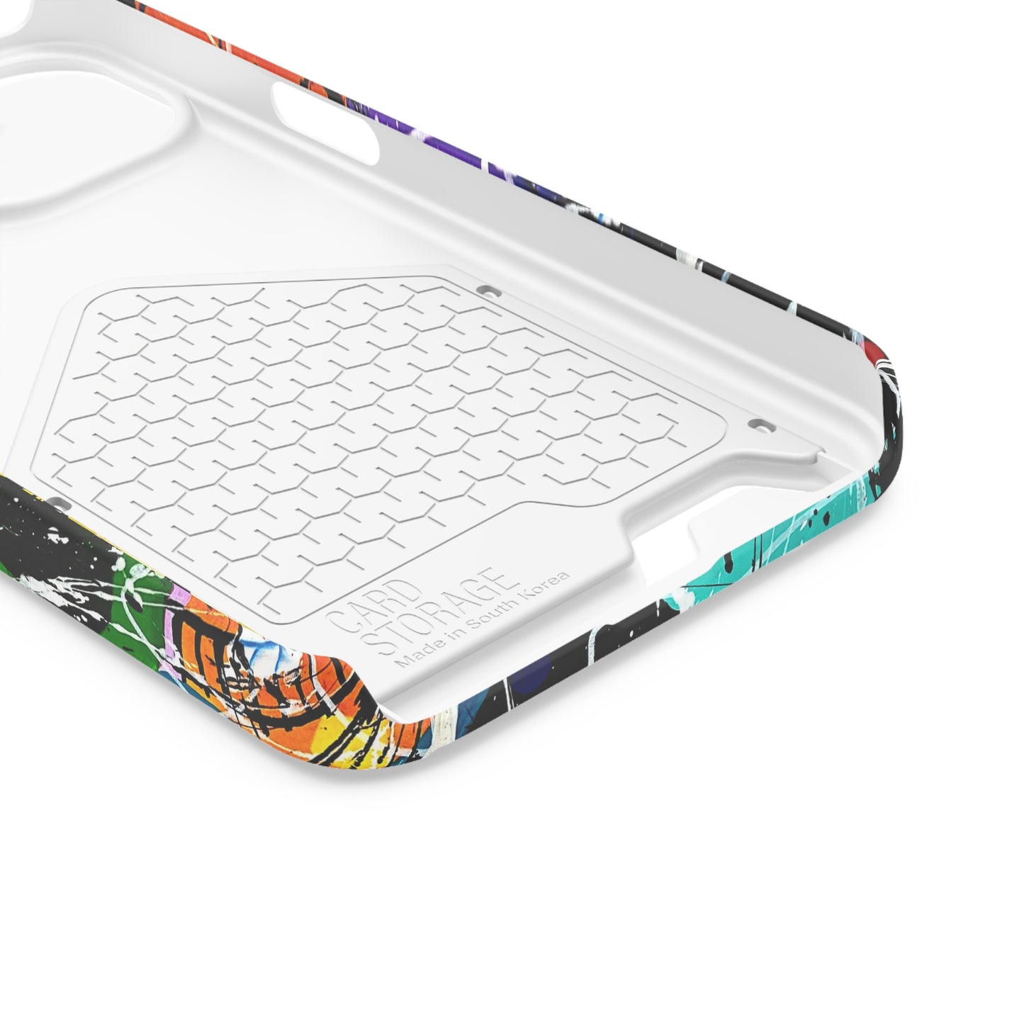 5Featured - Abstract Art Phone Case With Card Holder