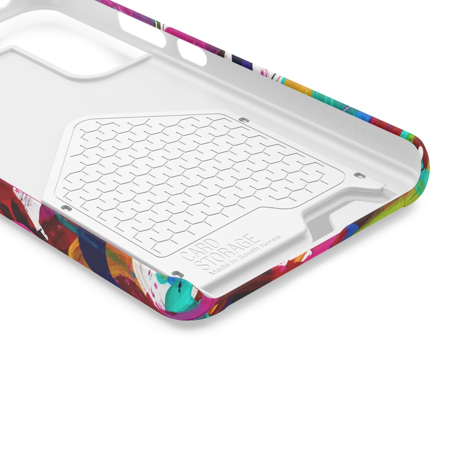 Abstract Art Phone Case With Card Holder