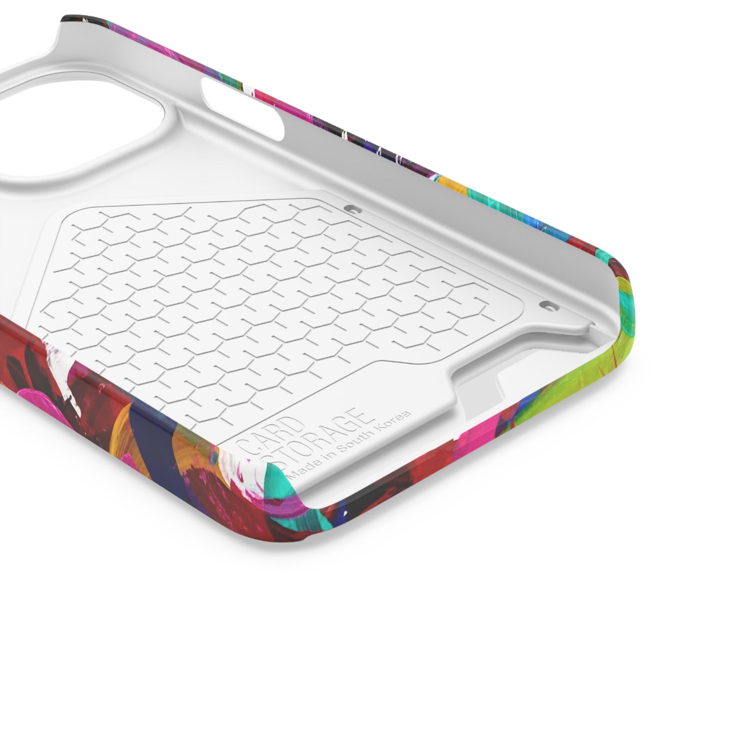 Abstract Art Phone Case With Card Holder