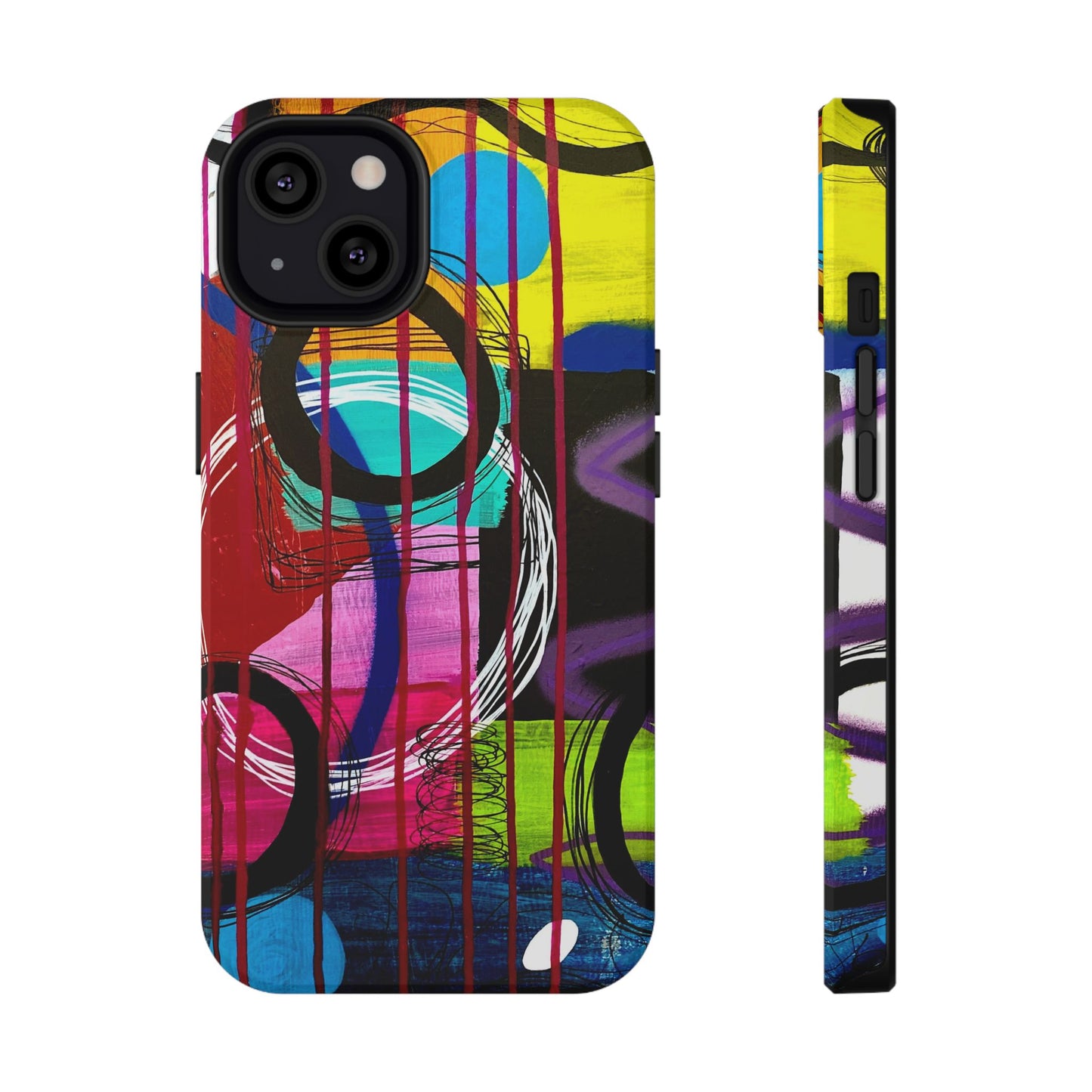 Abstract Art Impact-Resistant Phone Cases