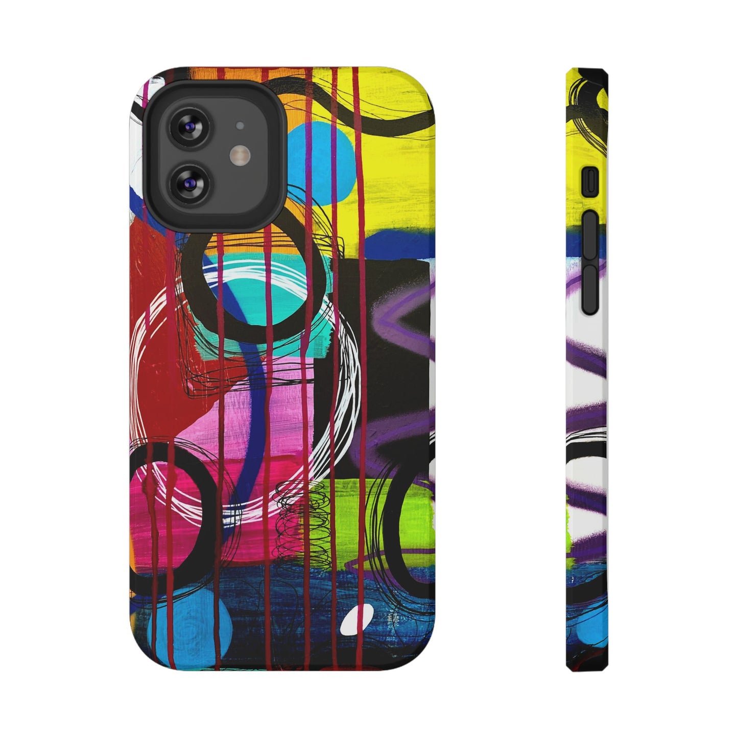 Abstract Art Impact-Resistant Phone Cases
