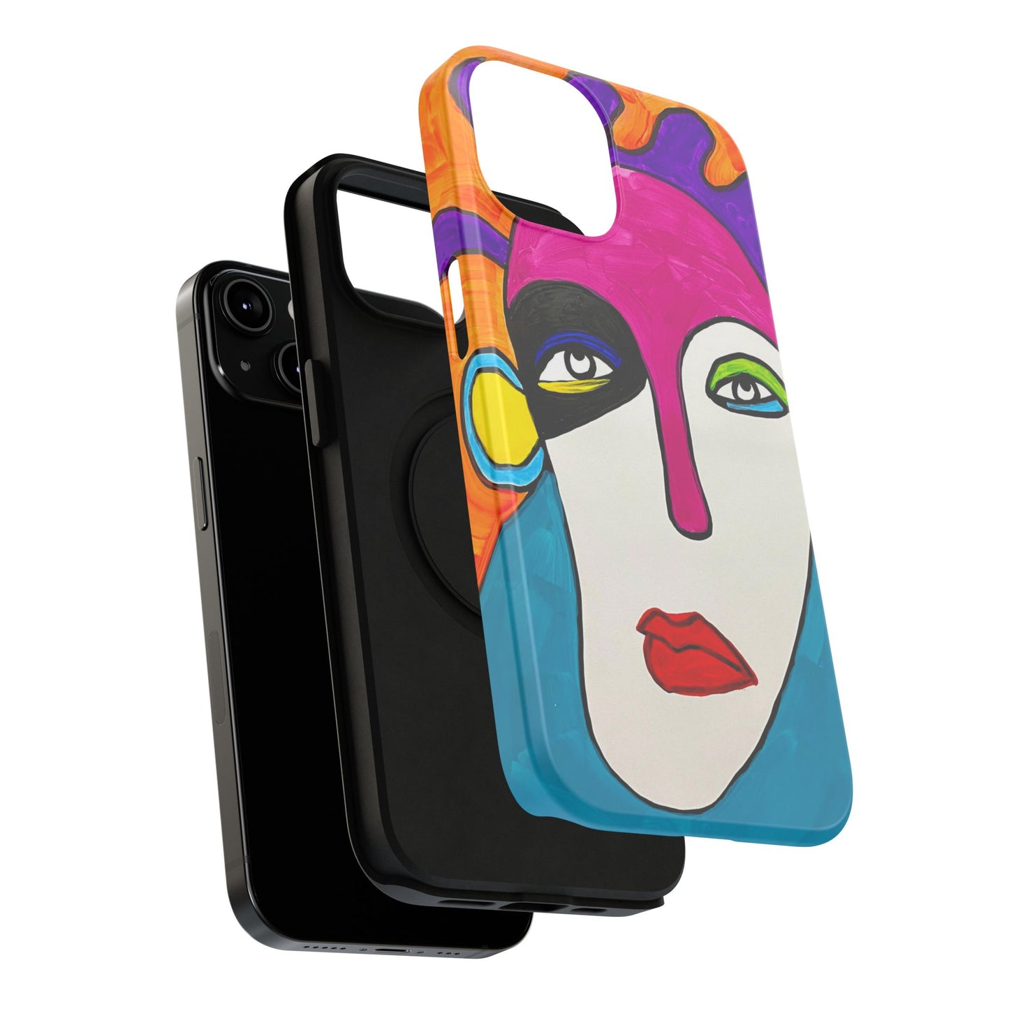 2Featured - Abstract Art Impact-Resistant Phone Cases