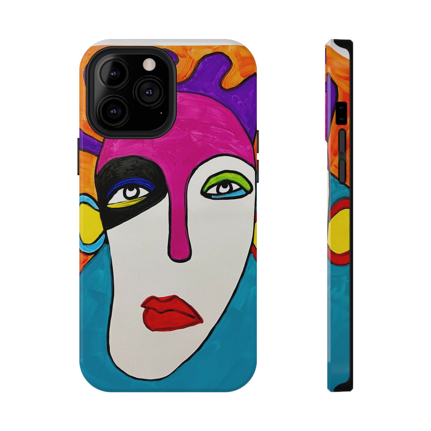 2Featured - Abstract Art Impact-Resistant Phone Cases