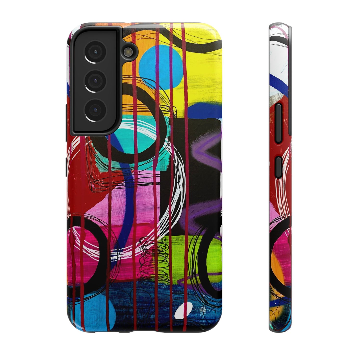 Abstract Art Impact-Resistant Phone Cases