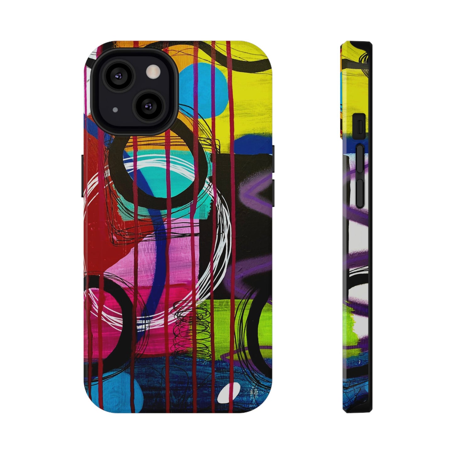Abstract Art Impact-Resistant Phone Cases