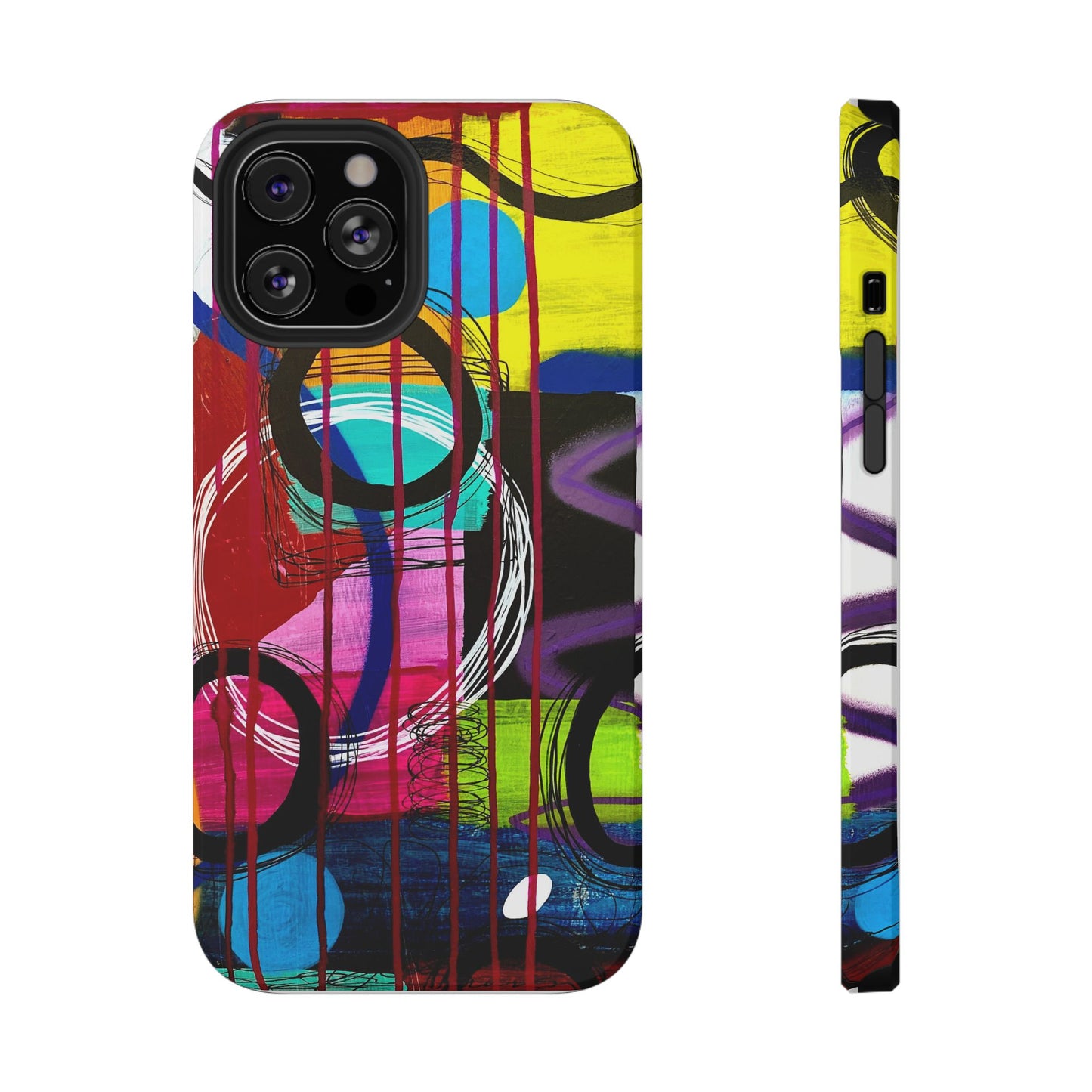 Abstract Art Impact-Resistant Phone Cases