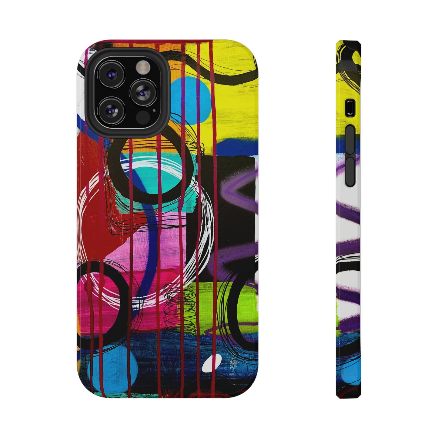 Abstract Art Impact-Resistant Phone Cases