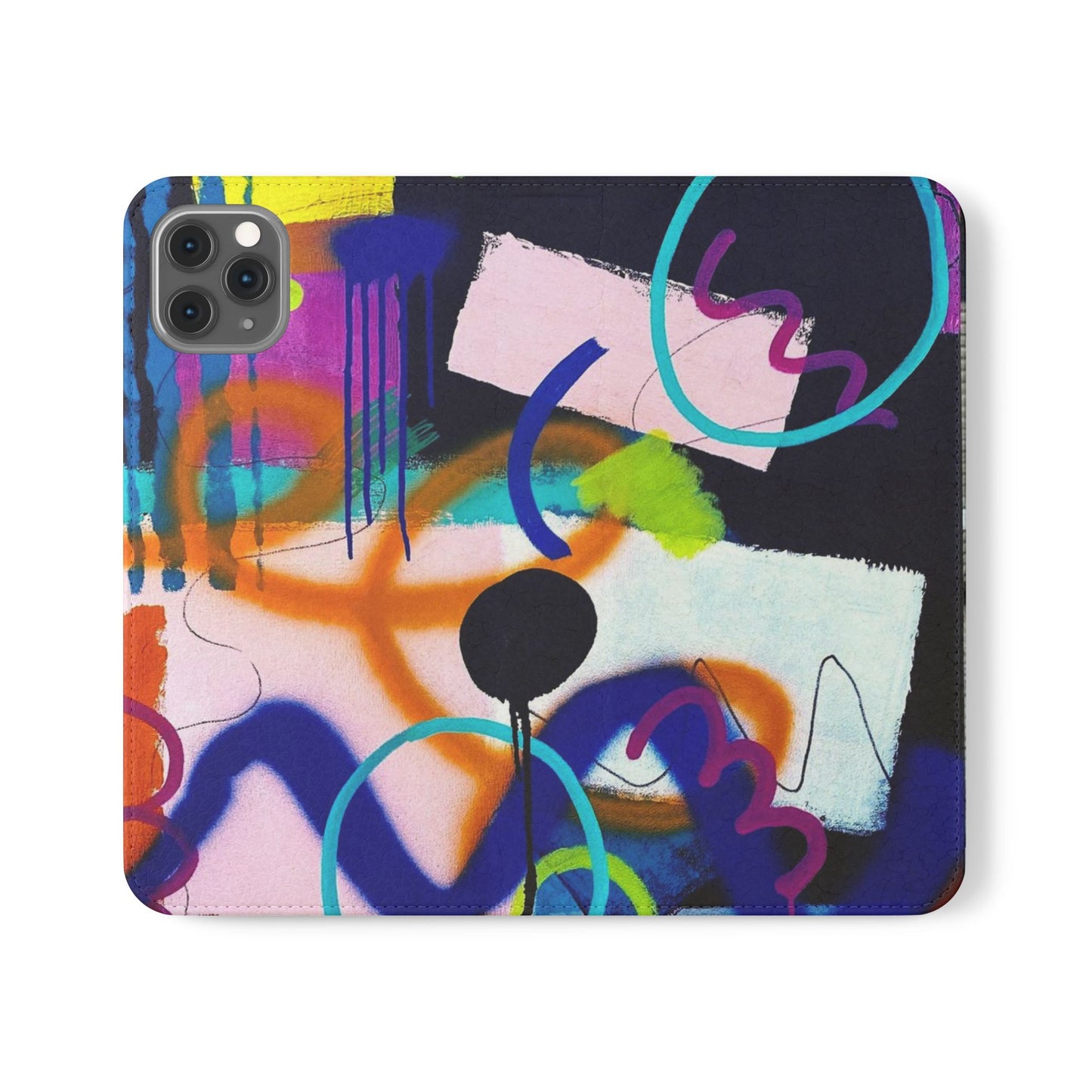 Abstract Art Phone Flip Cases