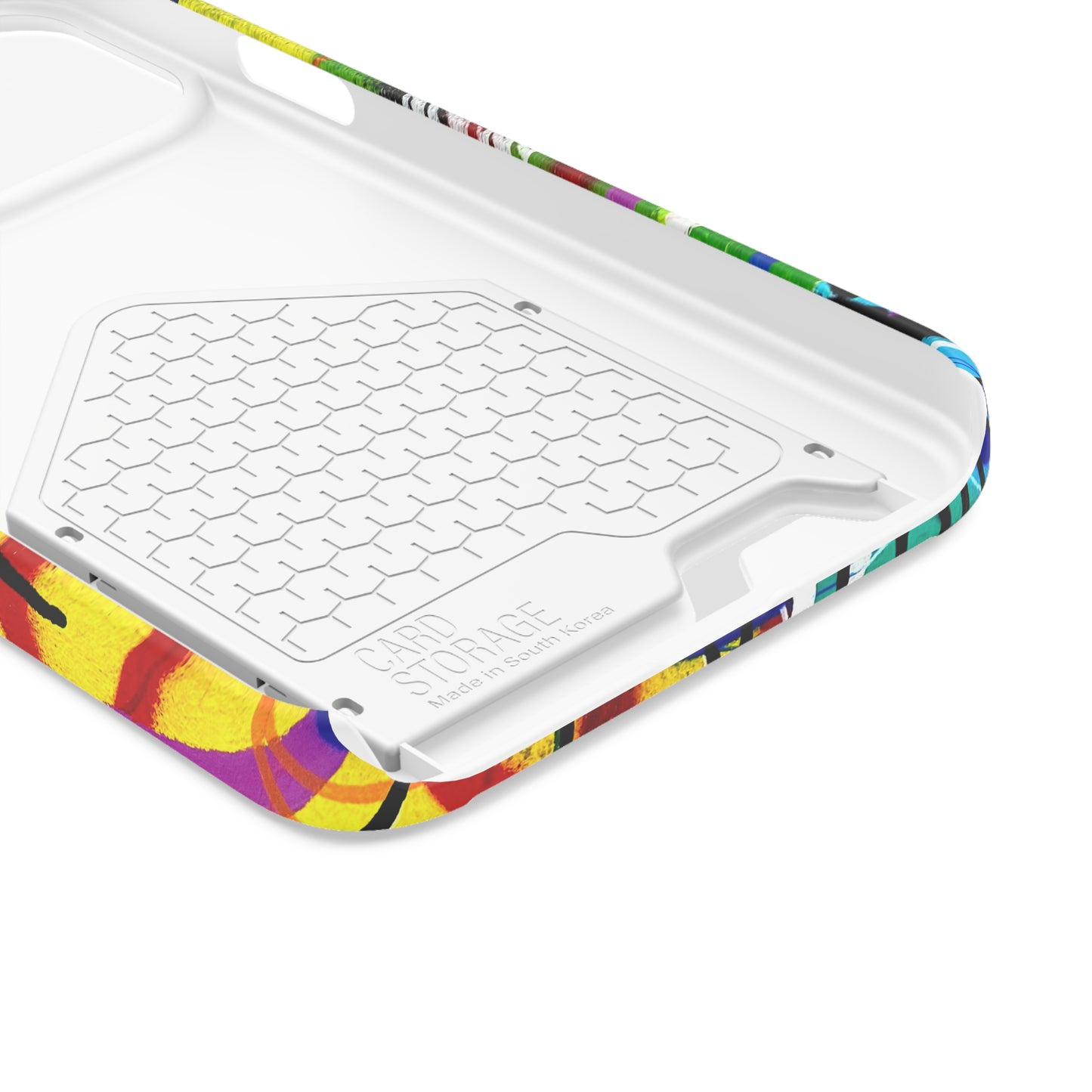 Abstract Art Phone Case With Card Holder