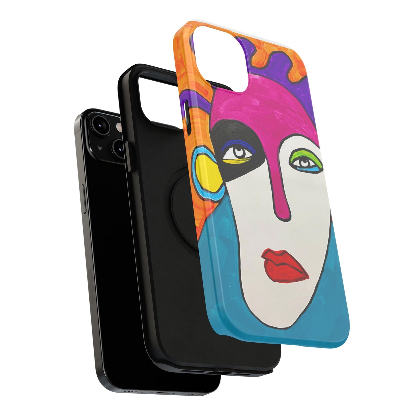2Featured - Abstract Art Impact-Resistant Phone Cases