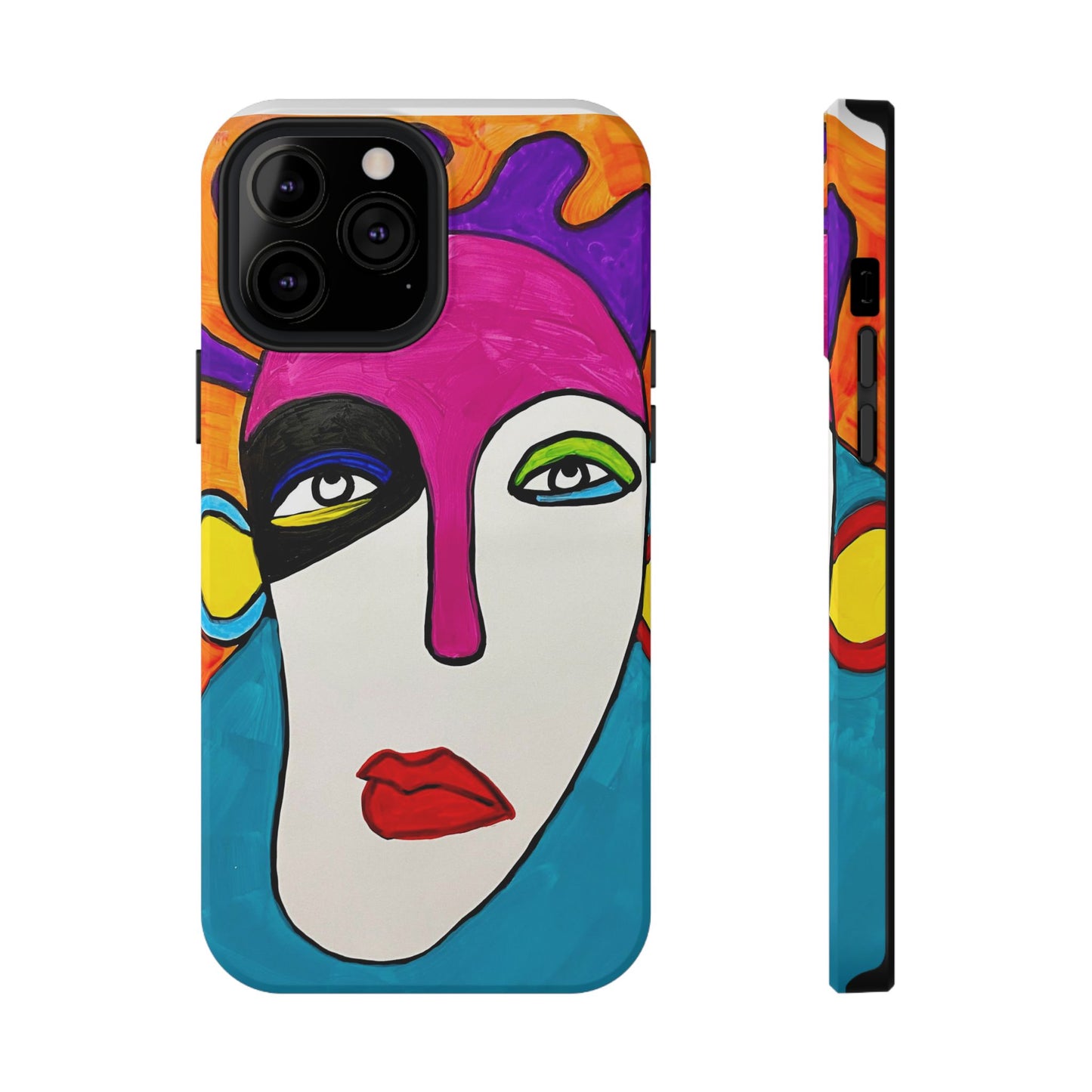 2Featured - Abstract Art Impact-Resistant Phone Cases