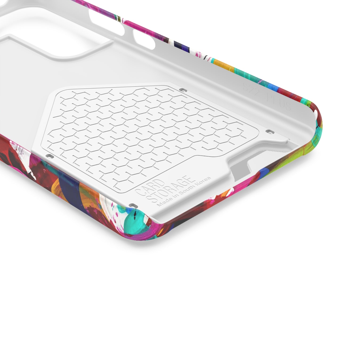 Abstract Art Phone Case With Card Holder