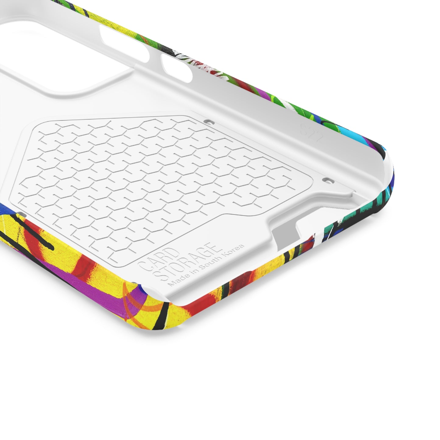 Abstract Art Phone Case With Card Holder