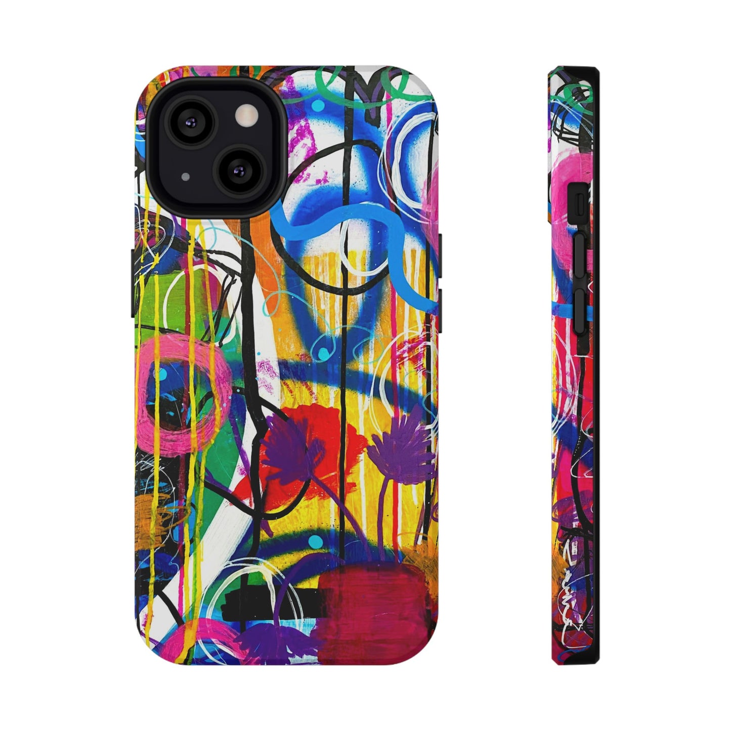 Abstract Art Impact-Resistant Phone Cases