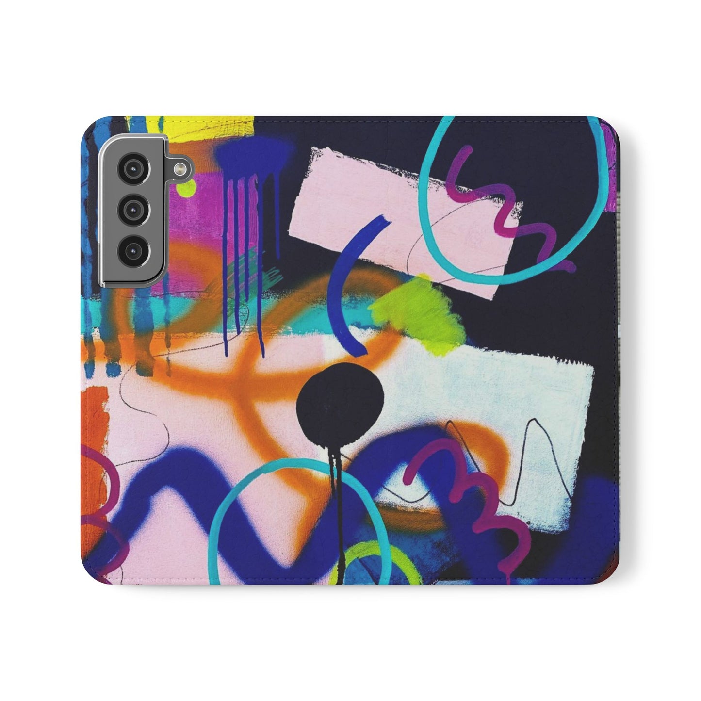 Abstract Art Phone Flip Cases