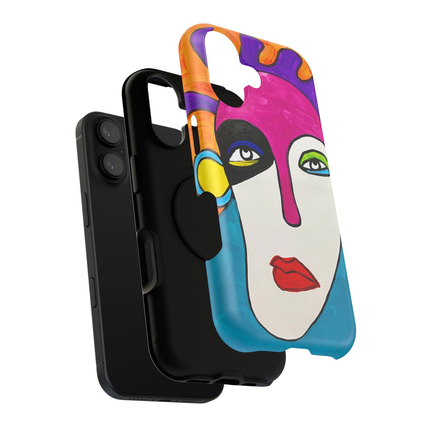2Featured - Abstract Art Impact-Resistant Phone Cases