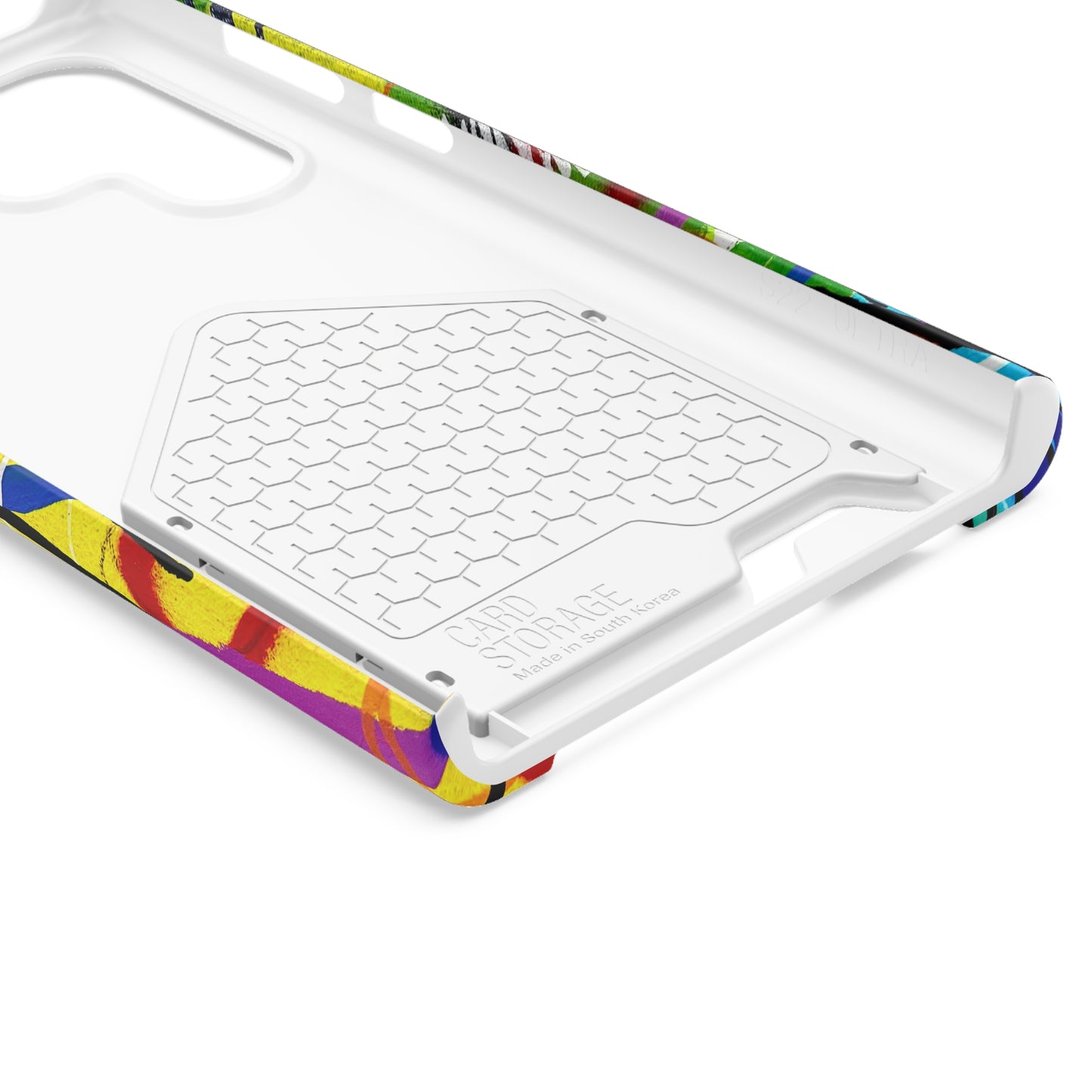 Abstract Art Phone Case With Card Holder