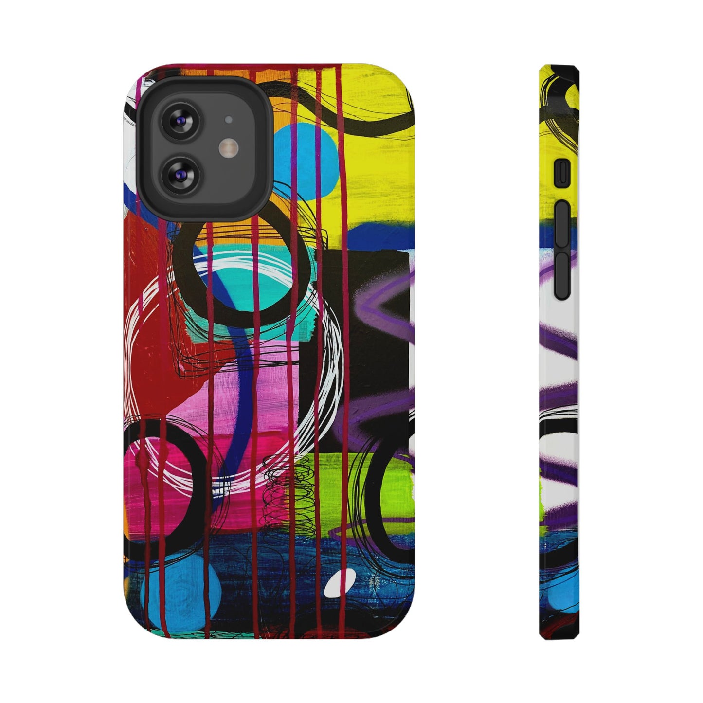 Abstract Art Impact-Resistant Phone Cases