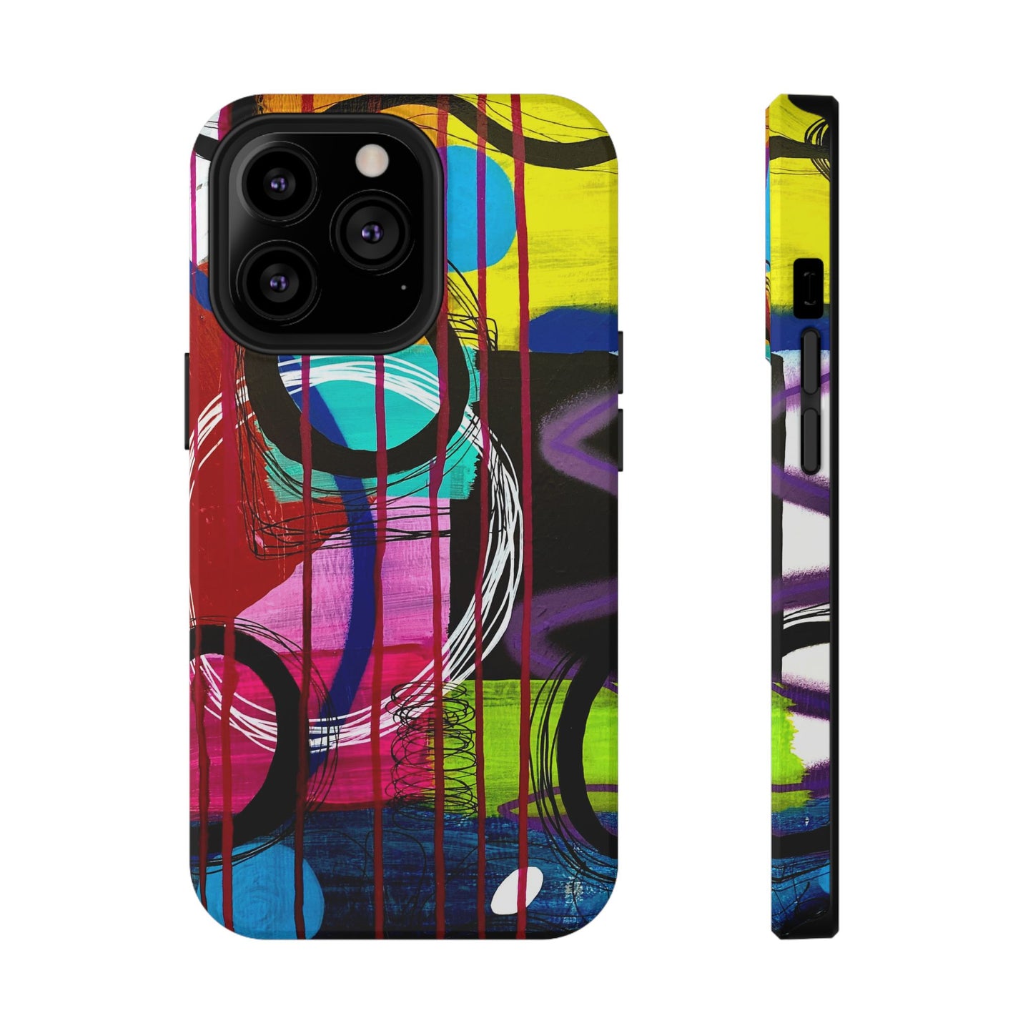Abstract Art Impact-Resistant Phone Cases