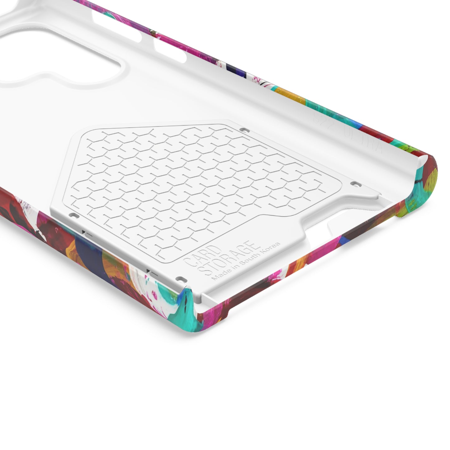 Abstract Art Phone Case With Card Holder