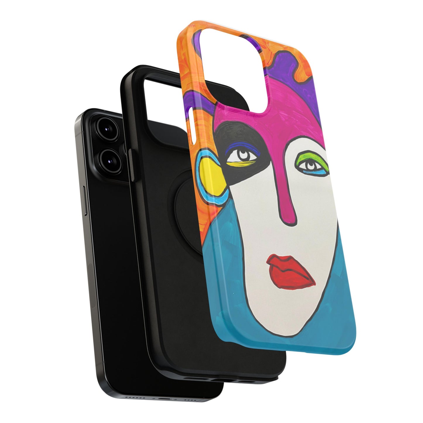 2Featured - Abstract Art Impact-Resistant Phone Cases