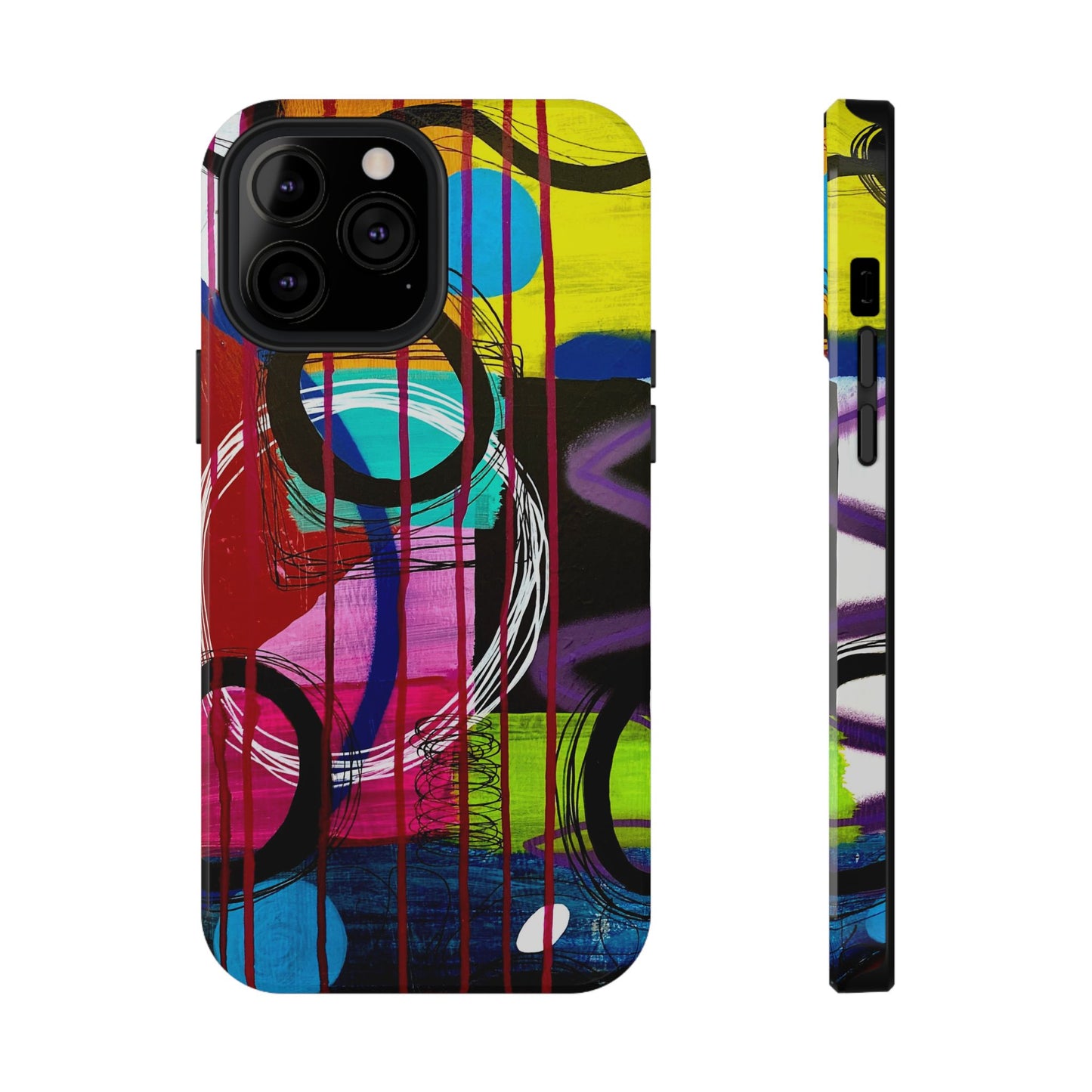 Abstract Art Impact-Resistant Phone Cases