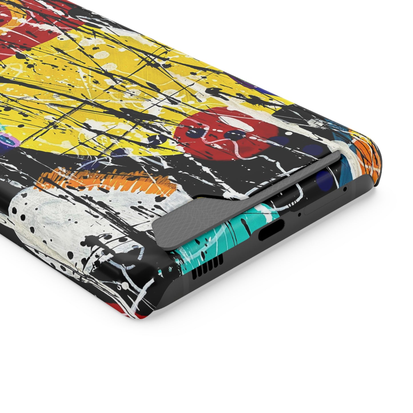 5Featured - Abstract Art Phone Case With Card Holder