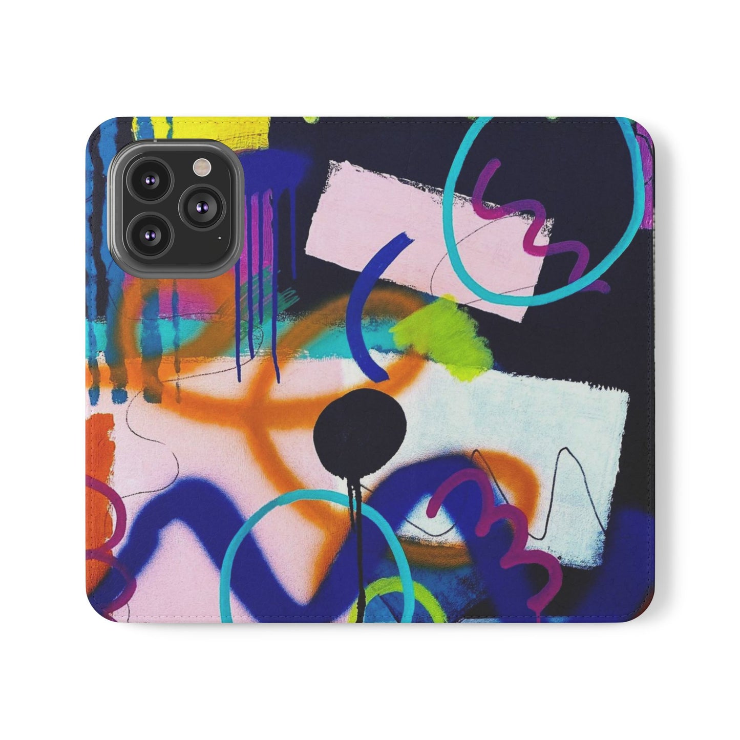 Abstract Art Phone Flip Cases