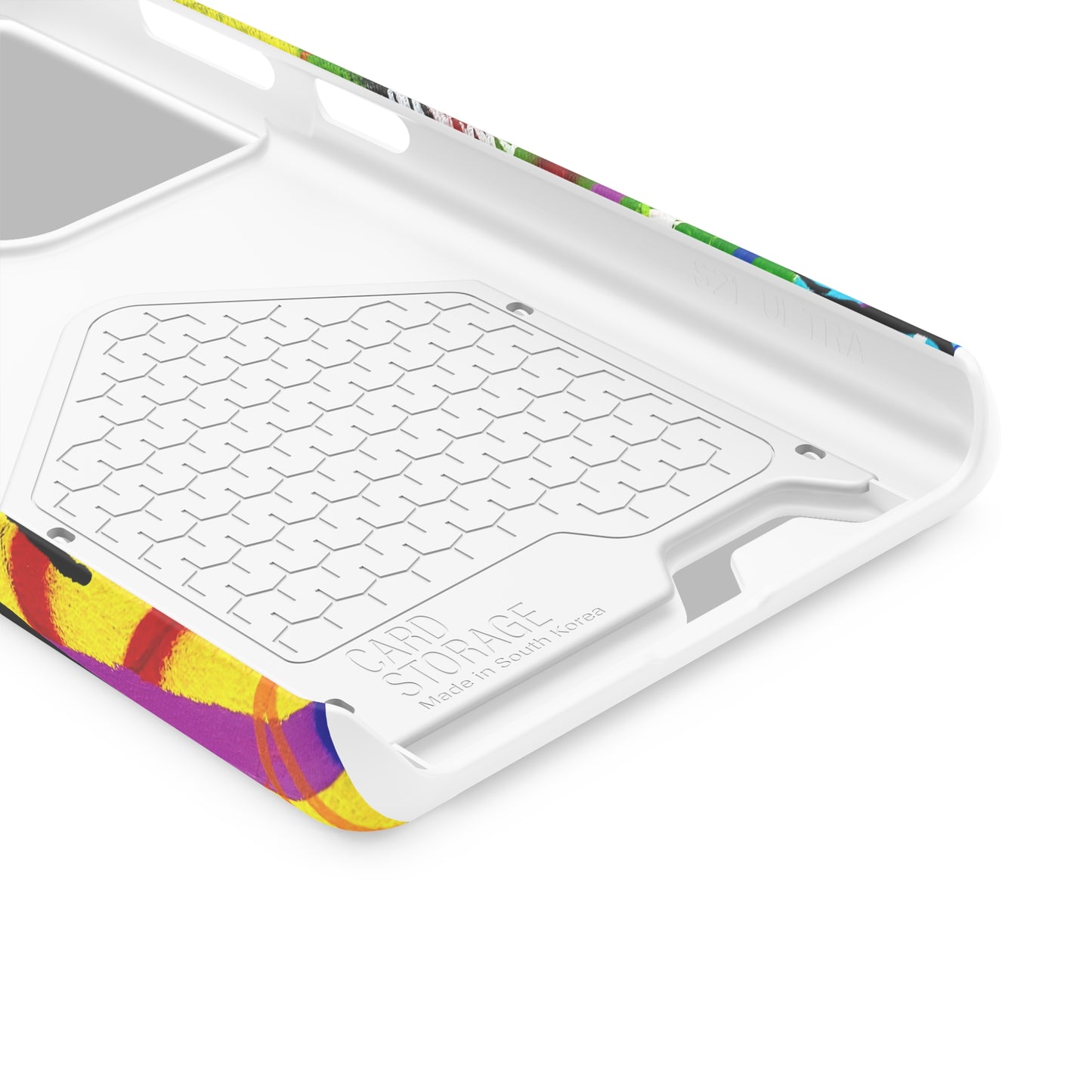 Abstract Art Phone Case With Card Holder