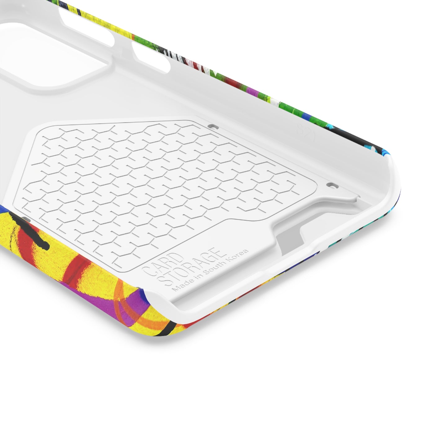 Abstract Art Phone Case With Card Holder