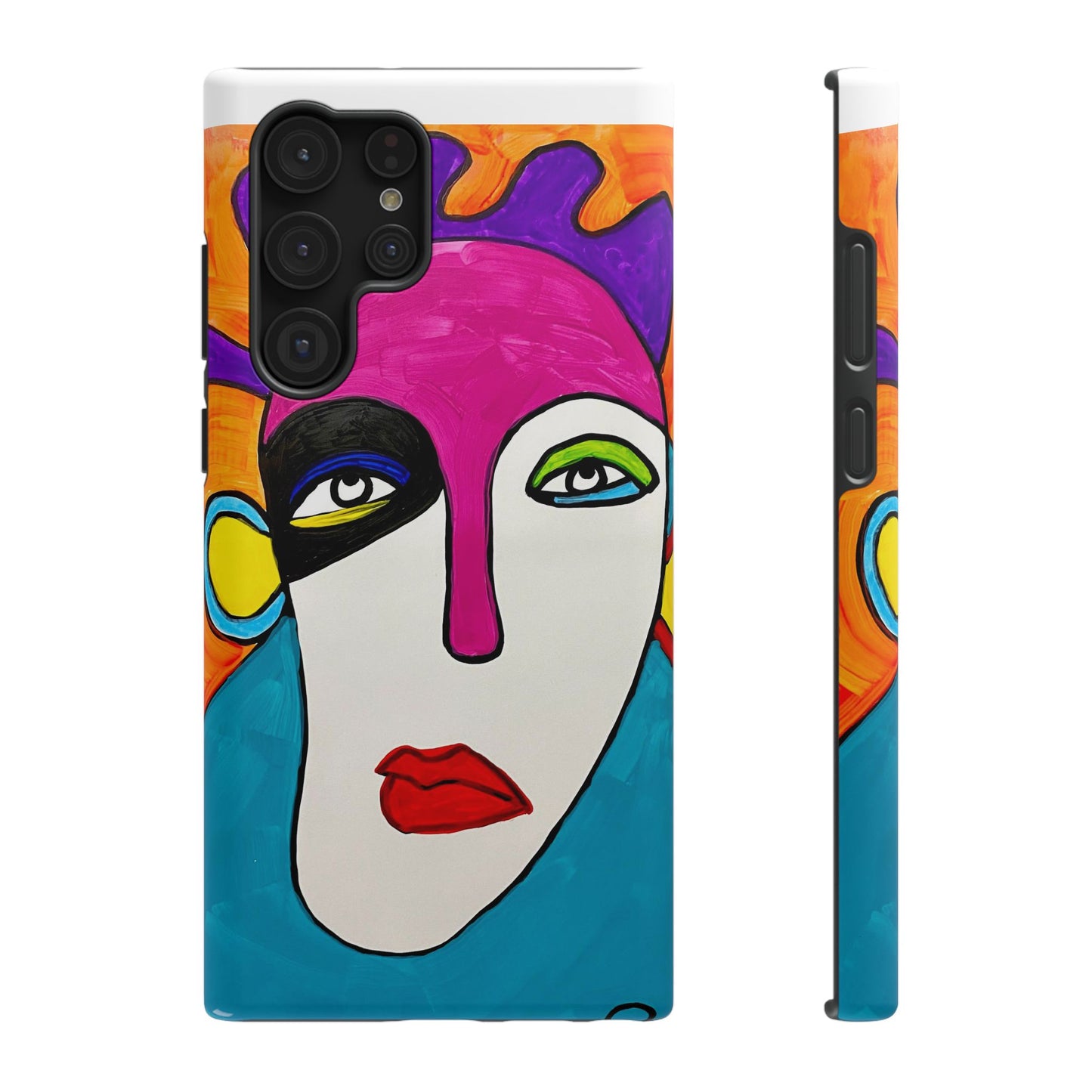 2Featured - Abstract Art Impact-Resistant Phone Cases