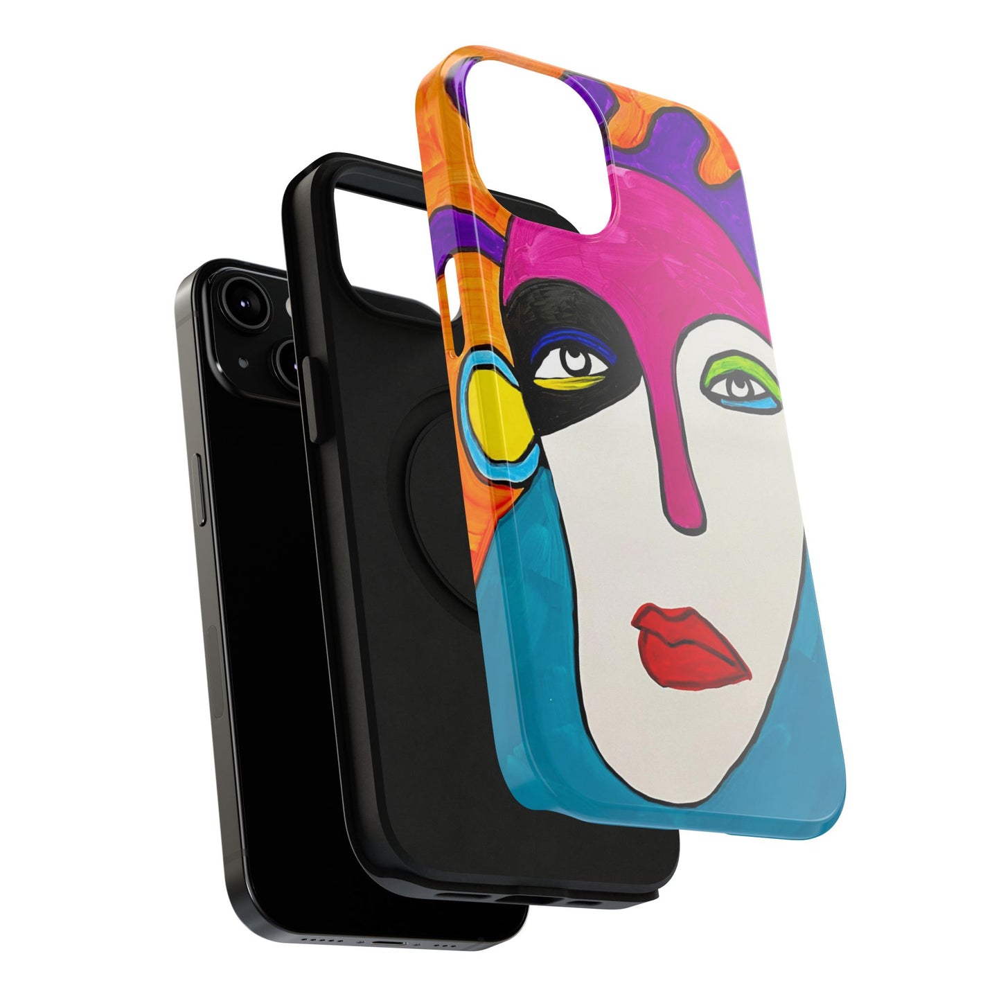 2Featured - Abstract Art Impact-Resistant Phone Cases