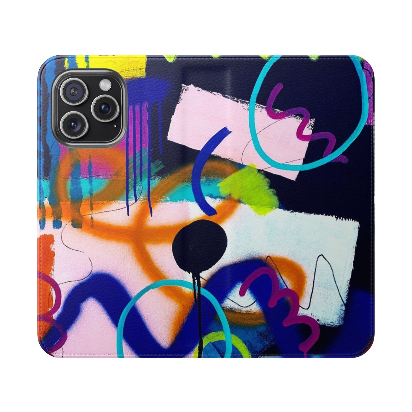 Abstract Art Phone Flip Cases