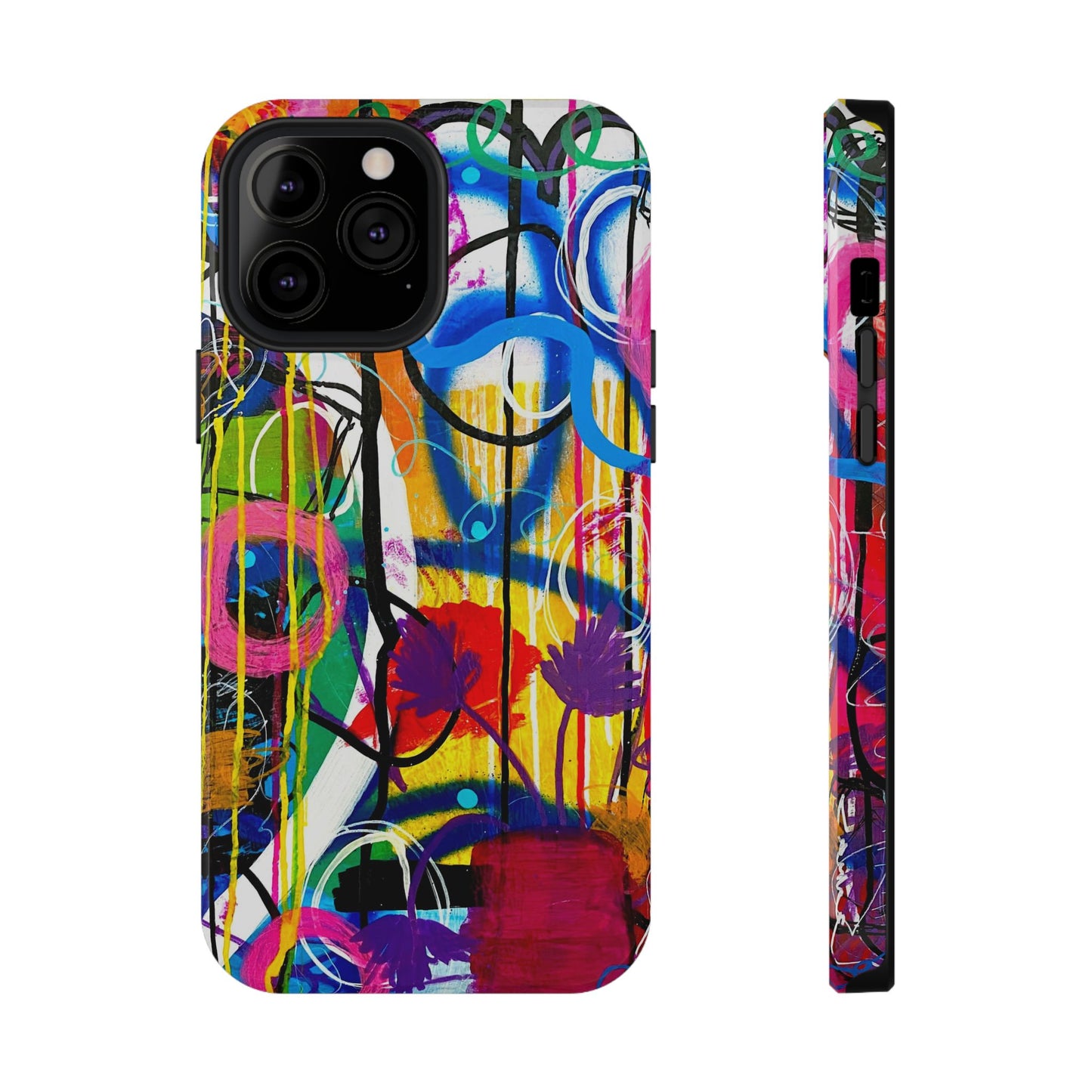 Abstract Art Impact-Resistant Phone Cases