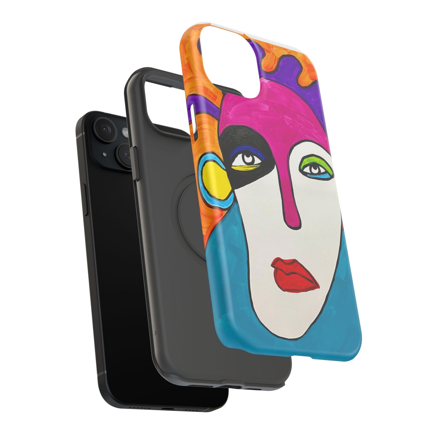 2Featured - Abstract Art Impact-Resistant Phone Cases
