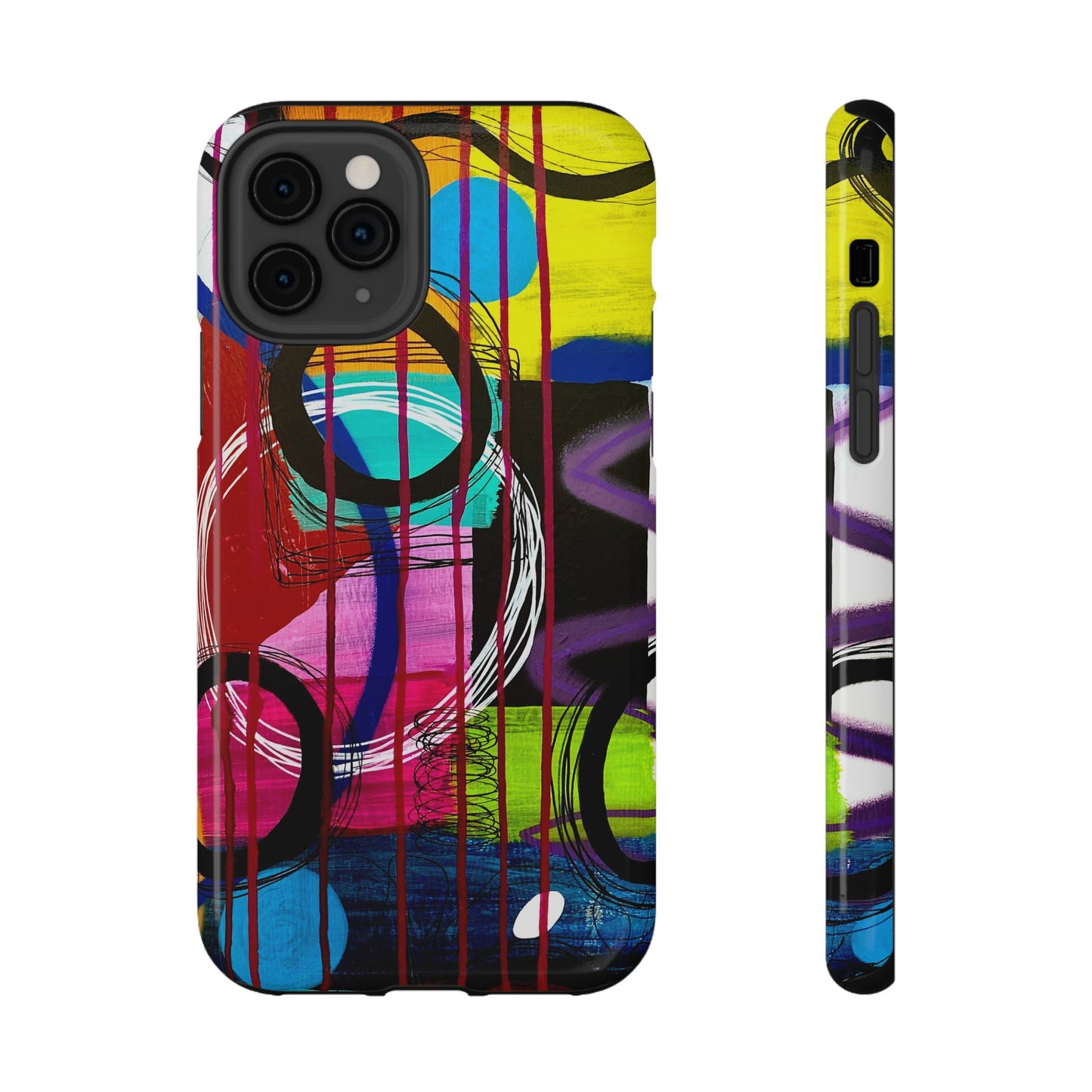 Abstract Art Impact-Resistant Phone Cases