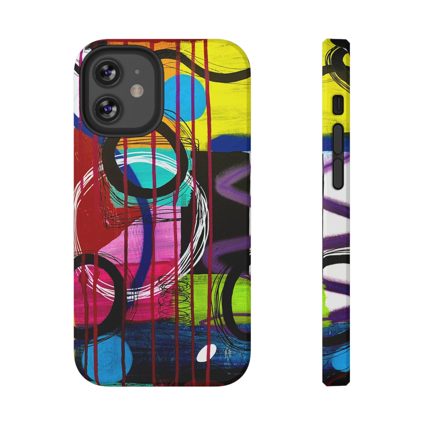 Abstract Art Impact-Resistant Phone Cases
