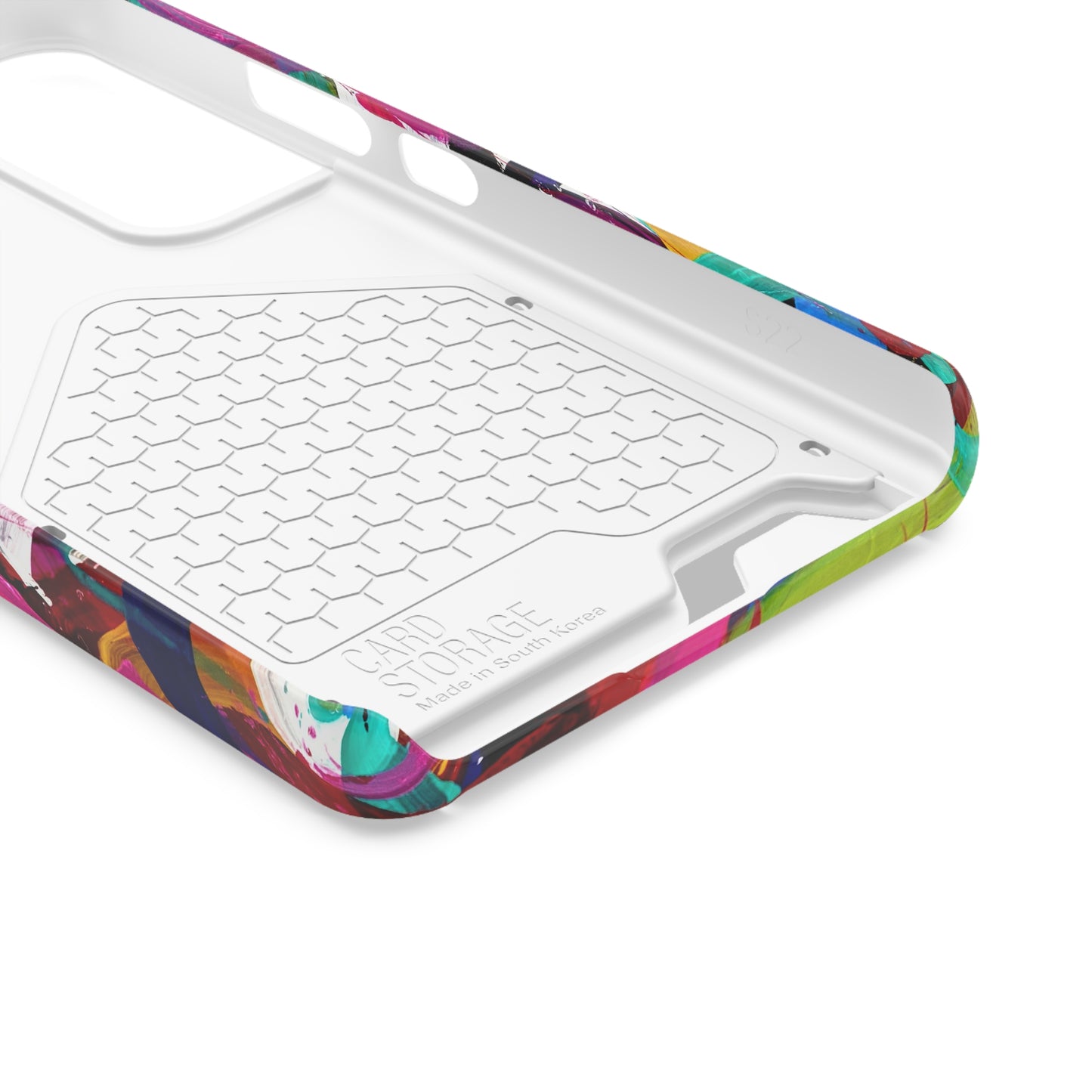 Abstract Art Phone Case With Card Holder