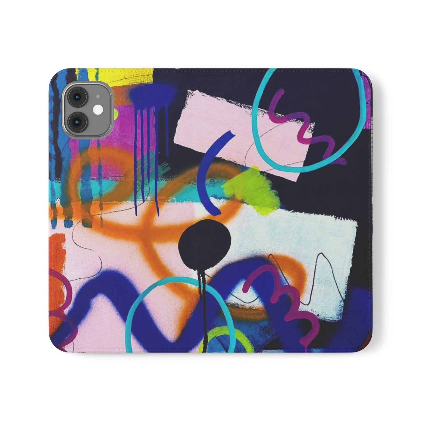 Abstract Art Phone Flip Cases
