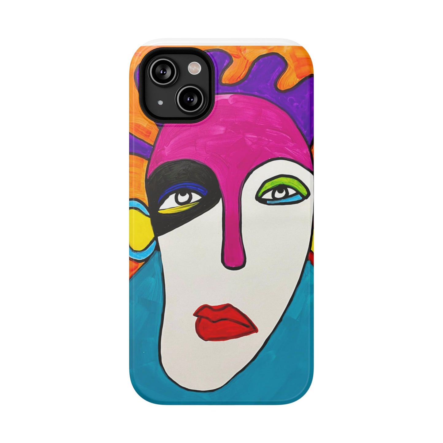 2Featured - Abstract Art Impact-Resistant Phone Cases