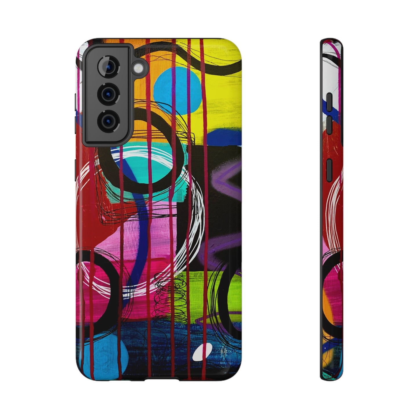 Abstract Art Impact-Resistant Phone Cases