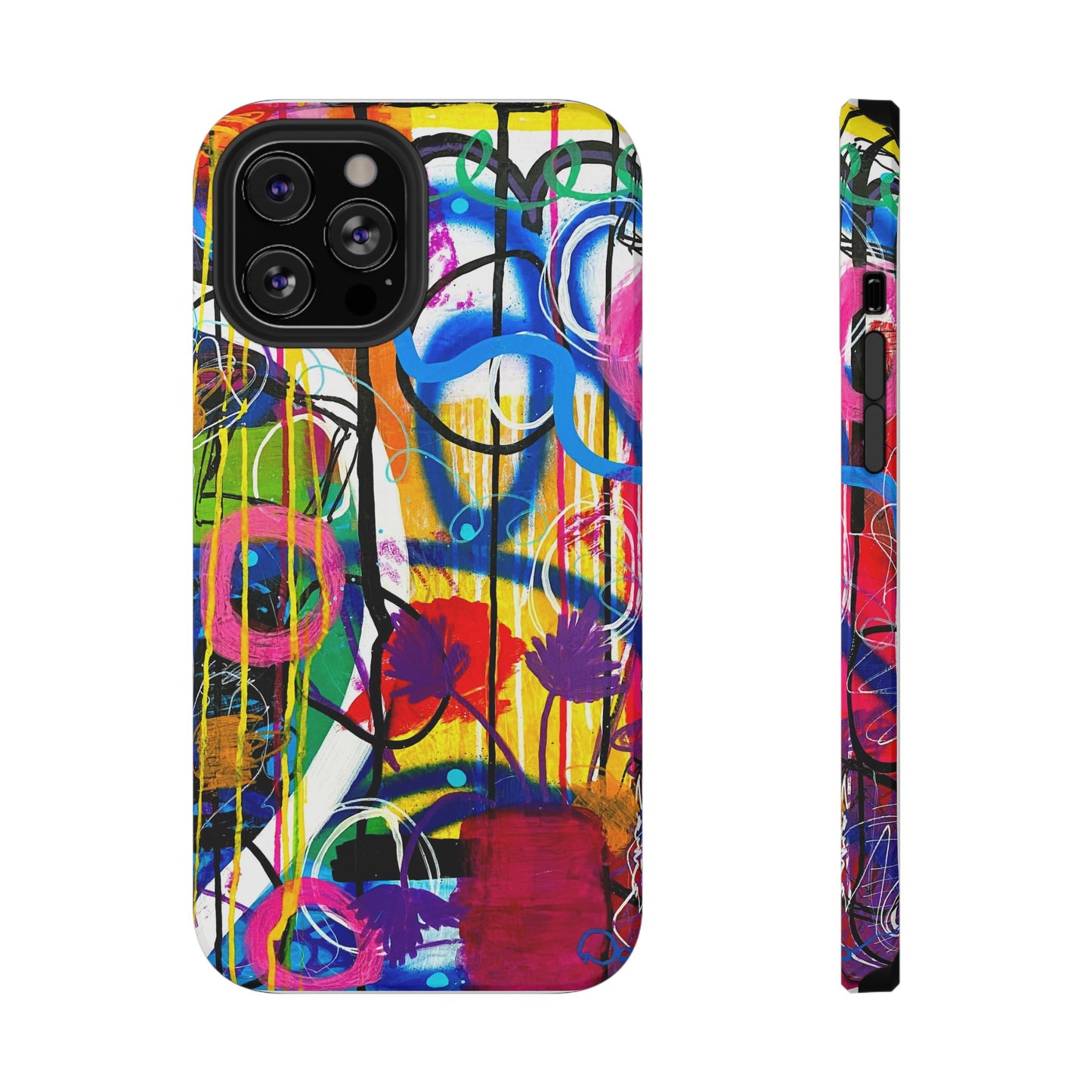 Abstract Art Impact-Resistant Phone Cases