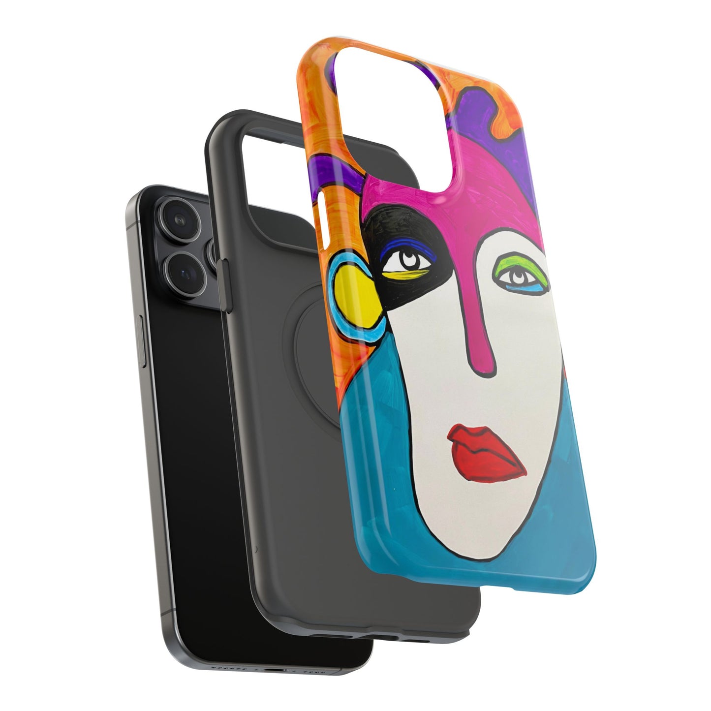 2Featured - Abstract Art Impact-Resistant Phone Cases