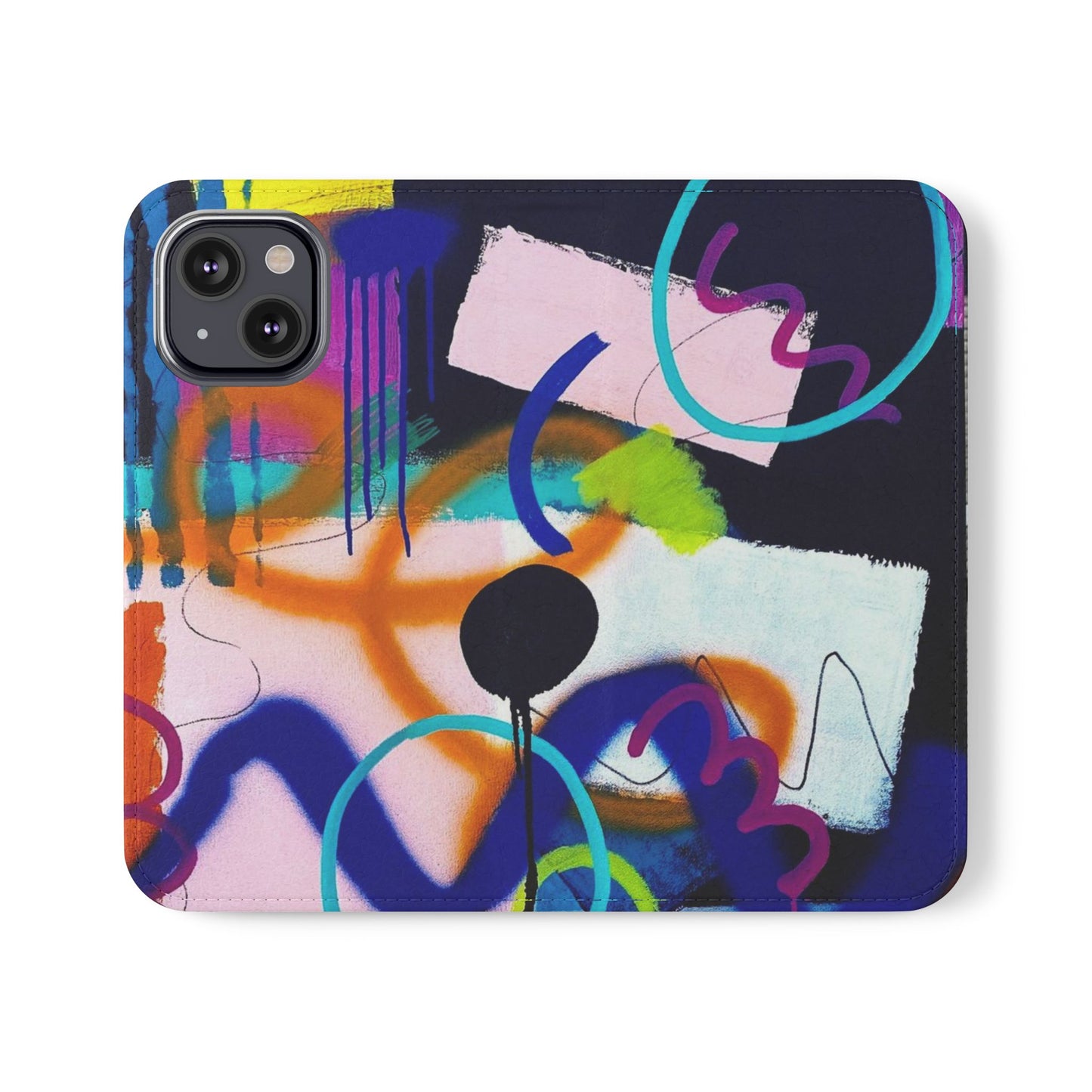 Abstract Art Phone Flip Cases