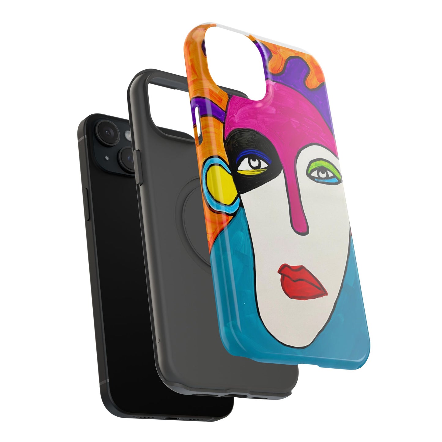 2Featured - Abstract Art Impact-Resistant Phone Cases