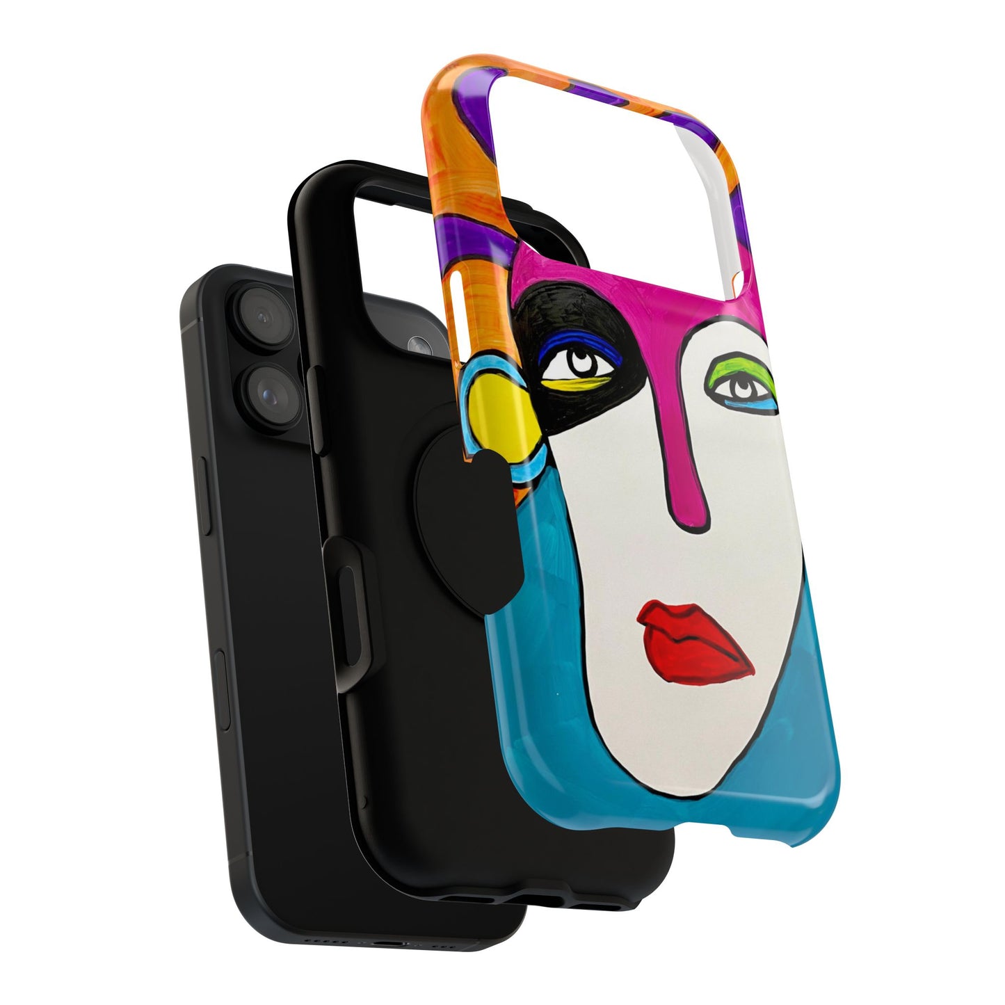 2Featured - Abstract Art Impact-Resistant Phone Cases